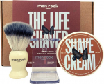 Raseerimiskomplekt Men Rock The Life Shaver Sandalwood Essential Shaving Kit