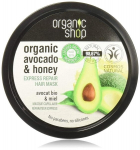 Taastav juuksemask Organic Shop Avocado & honey, 50 ml