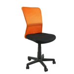 Kontoritool Belice, must/oranž