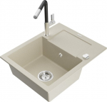 Graniidist k&ouml;&ouml;givalamu Mexen Enzo koos segisti ja sifooniga, Beež+Must/Kroom