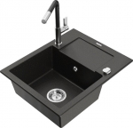 Graniidist k&ouml;&ouml;givalamu Mexen Enzo koos segisti ja sifooniga, Metallic black/gold+Black/Chrome