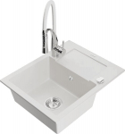 Graniidist k&ouml;&ouml;givalamu Mexen Enzo koos segisti ja sifooniga, White+White/Chrome