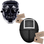 Squid Game Halloweeni mask, 2 tk