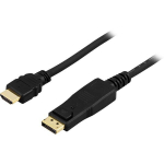 Deltaco DP-3020, DisplayPort - HDMI, 2 m