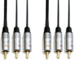 Otsikud Profigold PGV5305 Composit + audio 3 RCA, 5 m