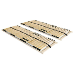 vidaXL voodi alusp&otilde;hjad, 2 tk, 28 liistu, 7 piirkonda, 70 x 200 cm