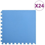 vidaXL p&otilde;randamatid 24 tk 8,64 ㎡ EVA-vaht, sinine