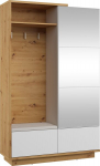 Esikum&ouml;&ouml;bli komplekt Meblocross Hybrid Hyb-16 3D, pruun/valge/beež v&auml;rv