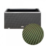 Kastmiss&uuml;steemiga &otilde;ues lillepott, roheline, 125 cm x 39 cm x 43 cm