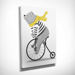 Reproduktsioon Kaisukaru jalgrattaga