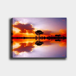 Pilt l&otilde;uendil Oranž p&auml;ikeseloojang