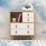 Kummut Kalune Design Fallow, valge / pruun