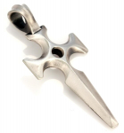 Bico "Noble Sword" satiin h&otilde;bedane viimistletud ripats (E258)