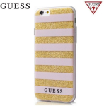 Guess iPhone 6 / 6S GUHCP6STGPI roosa k&otilde;va &uuml;mbris Ethnic Chic Stripes 3D jaoks