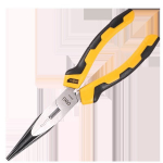 Pika otsaga tangid 8" Deli Tools EDL 2108, kollane