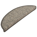 vidaXL isekleepuv trepivaip, sisal, 15 tk, 65x25 cm, antratsiit