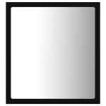 vidaXL LED vannitoa peeglikapp, must, 40 x 8,5 x 37 cm, akr&uuml;&uuml;l