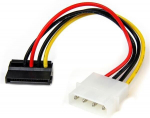 STARTECH.COM toiteadapter - LP4 kuni SATA vasaknurga - 15 cm