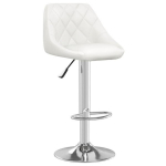 vidaXL baaripukk, valge, kunstnahk