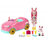 Enchantimals j&auml;nku auto nukk Bree Bunny Mobile tarvikud auto ZA5468