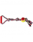 Tennispall k&ouml;itel - TRIXIE - Denta Fun - &Oslash; 6 cm - 50 cm - Punane