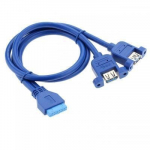 Akyga AK-CA-62, USB/19-pin USB, 65 cm