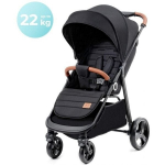 Sportlik jalutusk&auml;ru Kinderkraft Grande Plus, Black