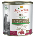 Konserv kassidele Almo Nature HFC Natural, tuunikala ja kanaga, 280g