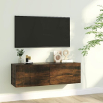 vidaXL teleri seinakapp, suitsutatud tamm, 100 x 30 x 30 cm, tehispuit