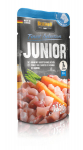 Belcando Junior Chicken With care & salmon Oil kutsikatele kana, porgandi ja l&otilde;he&otilde;liga 125 g x 12 tk