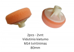 K&otilde;va poleerimisk&auml;sn PoshPads, 2 tk, oranž