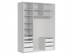 Riidekapp BRW Flex, valge