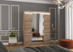 Kapp koos Led valgustusega Kansas 180, pruun