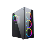 Arvuti Gaming PC Level 1, AMD Ryzen&trade; 5 5600 4.4 GHz, 1 TB SSD, RAM 32 GB, AMD Radeon&trade; RX 7600 8GB, PSU 600W, Windows 11