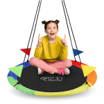 Laste aiakiik L Stork's Nest, 100 cm, kirju