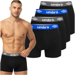 Bokserid meestele, UMBRO BM560, puuvillased, mustad, 4 tk.