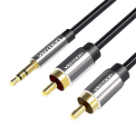 Audio jagaja kaabel 3.5mm - VENTION - 1m - &Uuml;hildub TV ja Hi-Fi - Kullatud - Emailitud vask