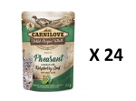 Carnilove konserv kassidele faasani- ja vaarikalehtedega 24 X 85g