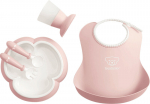 S&ouml;&ouml;gin&otilde;ude komplekt BabyBj&ouml;rn Baby Dinner Set, 5 osa, roosa