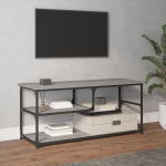 vidaXL telerikapp, hall Sonoma tamm, 103x38x46,5 cm, tehispuit/teras