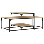 vidaXL kohvilaud, Sonoma tamm, 102 x 60 x 45 cm, tehispuit