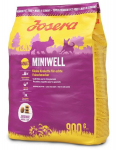Kroketid - JOSERA - Miniwell - Kana ja Riis - 5 x 900 g - T&auml;iskasvanud V&auml;ikeste Rasside Koertele