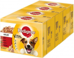 Pedigree Adult t&auml;iskasvanud koertele koos lamba-, linnu- ja veiselihaga, 48x100 g