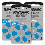 Rayovac Extra Advanced 675 (PR44) elemendid kuuldeaparaatidele, 18 tk