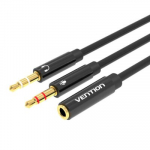 Vention BBTBY, 2x 3.5mm to 4 Pole, 0.3m