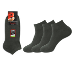 Meeste l&uuml;hikesed sokid Bisoks 12301 khaki, 3 paari