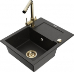 Graniidist k&ouml;&ouml;givalamu Mexen Enzo koos segisti ja sifooniga, must