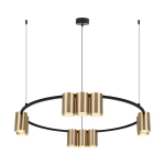 Rippvalgusti, 10xGU10, kuldne