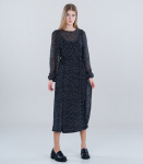Vila naiste kleit 14093336*01, must/valge