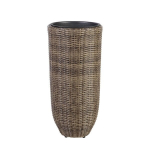 Lillepoti&uuml;mbris Wicker, D37xH77cm, tumepruun